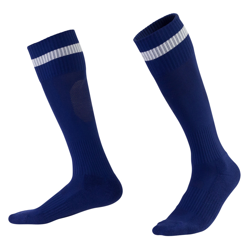 Football Socks Children Terry Towel Bottom Football Long-barreled Absorbent Thick Stripes Compression Socks